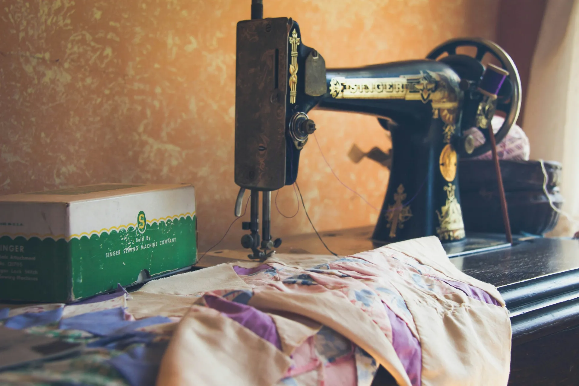 old sewing machine
